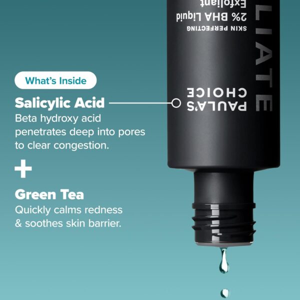 PAULA’S CHOICE-SKIN PERFECTING 2% BHA Liquid Salicylic Acid Exfoliant-Facial Exfoliant for Blackheads, Enlarged Pores, Wrinkles, Fine Lines- 118 milliliters Bottle - Image 4