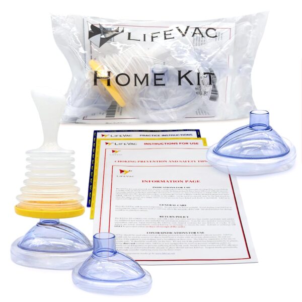LifeVac Home Kit – Portable Suction Rescue Device, First Aid Kit for Kids and Adults, Portable Airway Suction Device for Children and Adults