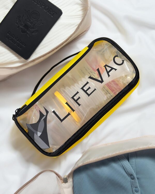 LifeVac Yellow Travel Kit – First Aid Kit, Portable Airway Suction Device | Anti Choking Device for Children and Adults - Image 3