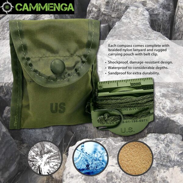 Cammenga 3H Cammenga G.I. Military Tritium Lensatic Compass - Image 5