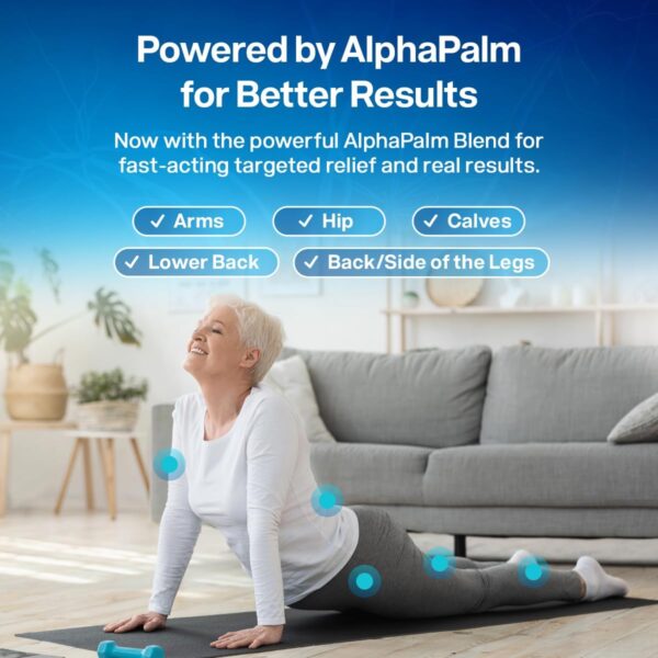 Sciatic Nerve Health Support Supplement - Nerve Support Formula with AlphaPalm, Pea, Vitamin B Complex, Alpha Lipoic Acid 300mg - 120 Capsules - Image 3