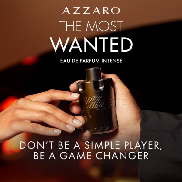 Azzaro The Most Wanted Eau de Parfum Intense - Woody & Seductive Mens Cologne - Fougère, Ambery & Spicy Fragrance for Date Night - Lasting Wear - Luxury Perfumes for Men - Image 2