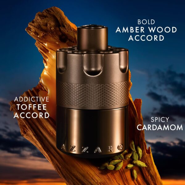 Azzaro The Most Wanted Eau de Parfum Intense - Woody & Seductive Mens Cologne - Fougère, Ambery & Spicy Fragrance for Date Night - Lasting Wear - Luxury Perfumes for Men - Image 3