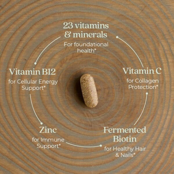 New Chapter Women's Multivitamin for Immune, Beauty + Energy Support with 20+ Nutrients -- Every Woman's One Daily, Gentle on the Stomach, 72 Count - Image 3