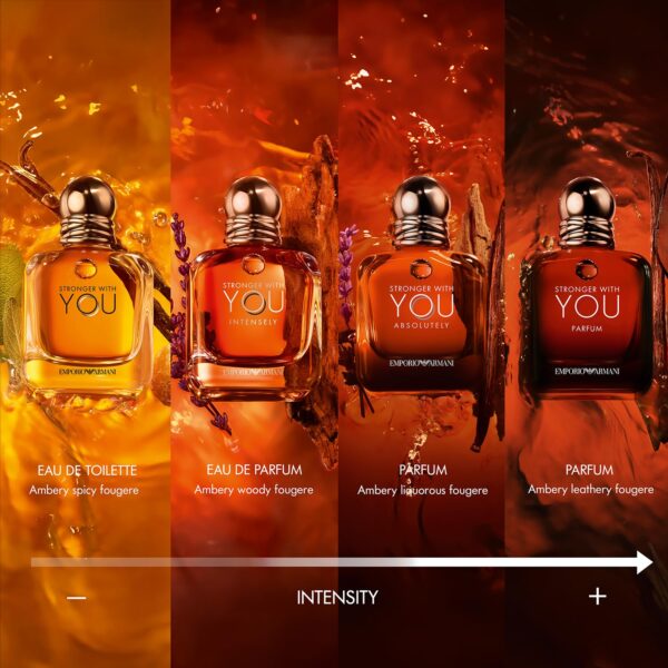 Armani Beauty - Stronger With You - Eau de Toilette - Cologne for Men - Warm Spicy Fragrance - Chestnut, Lavender, Tender Sage, Vanilla Notes - Image 5