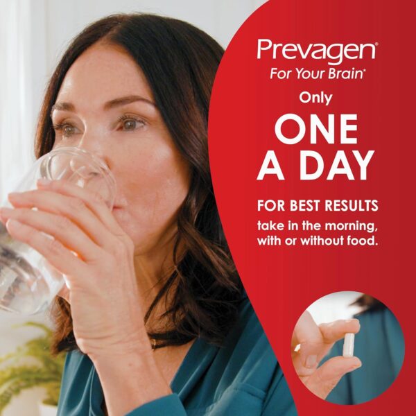 Prevagen Extra Strength 20mg, 60 Capsules |1 Pack| with Apoaequorin & Vitamin D with Attractive and Stackable Prevagen Storage Box - Image 5