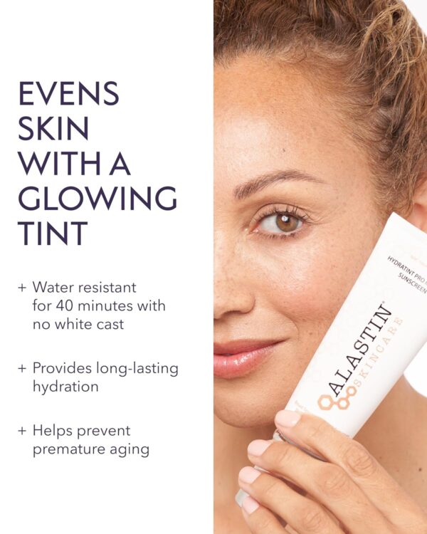 ALASTIN Skincare HydraTint Pro Mineral Sunscreen SPF 36 (3.2 oz) | 2-in-1 Tinted Daily Sunblock | Fragrance-Free, Water Resistant - Image 5