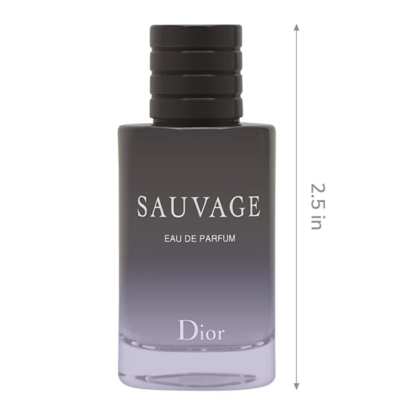 Dior Sauvage Eau de Parfum Splash Mini for Men, 0.34 Ounce / 10ml - Image 3