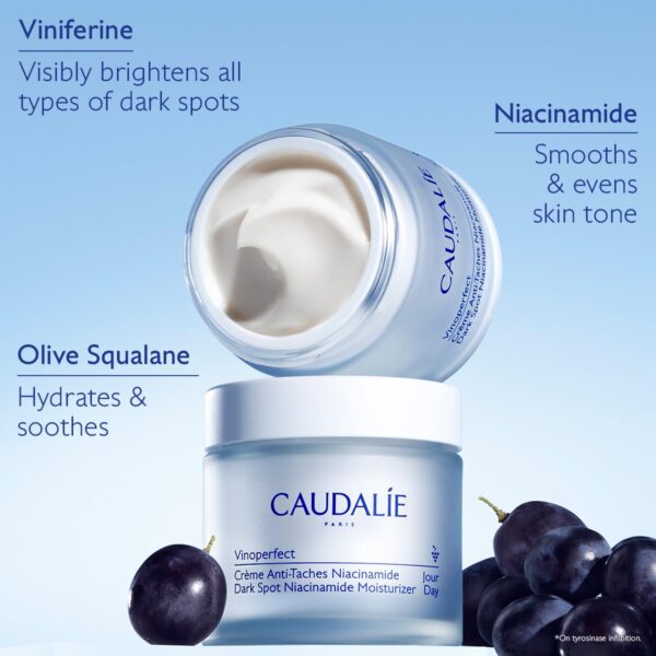 Caudalie Vinoperfect Instant Brightening Dark Spot Moisturizer with Niacinamide, Refillable Packaging - 1.7 Fl. Oz, Packaging may vary - Image 2
