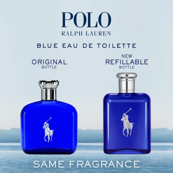 RALPH LAUREN FRAGRANCES - Polo Blue - Eau de Toilette - Men's Cologne - Aquatic & Fresh - With Citrus, Sage, and Suede - Medium Intensity - Image 4