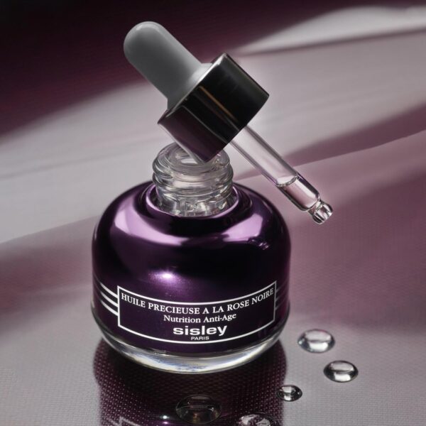 Sisley Paris Black Rose Precious Face Oil - 25 mL - Anti-Aging Dry Facial Oil for Dry Skin - Visibly Smooths Wrinkles & Fine Lines - Image 4