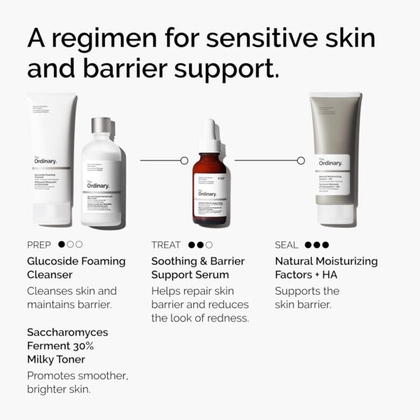 The Ordinary Soothing & Barrier Support Serum, Redness-Reducing & Hydrating Solution for Skin Barrier Recovery - Image 3