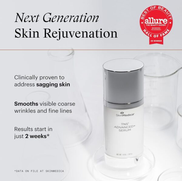 SkinMedica TNS Advanced+ Serum - Our Premium Facial Skin Care Product, the Secret to Flawless Skin. Age-Defying Face Serum for Women is Proven to Address Wrinkles and Fine Lines for Glowing Skin,1 Oz - Image 2