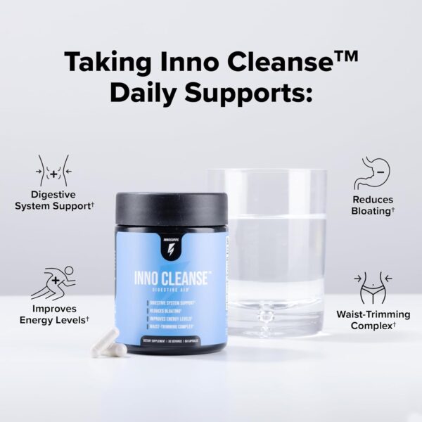Inno Cleanse - Waist Trimming Complex | Digestive System Support & Aid | Reduced Bloating | Improves Energy Levels | Gluten Free, Vegan Friendly - Image 5