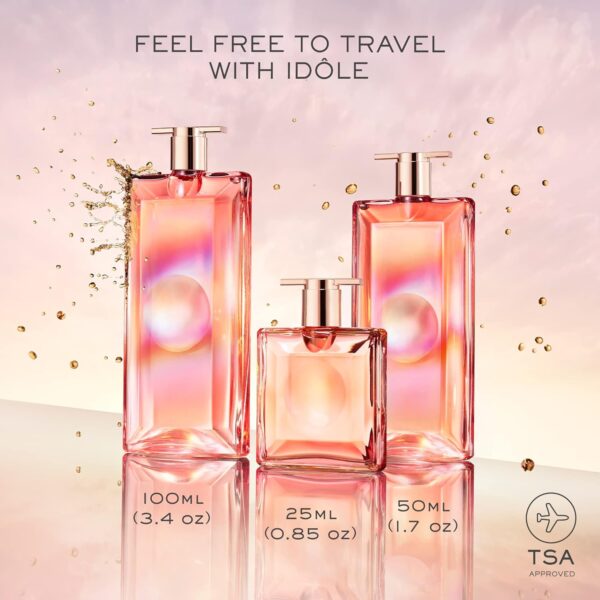 Lancôme​ Idôle Nectar Eau de Parfum - Long Lasting Fragrance with Notes of Bright Florals & Warm Vanilla - Sweet & Floral Women's Perfume - Image 3