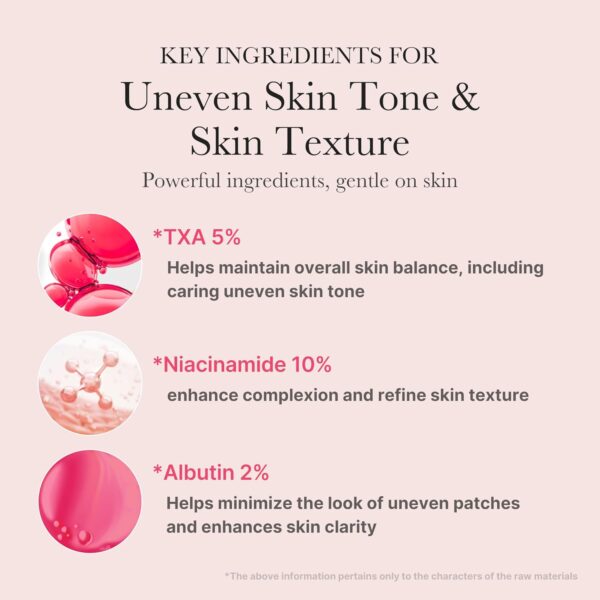 medicube TXA+Niacinamide 15% Glow Facial Serum for After Spot Care | All-in-One Daily Korean Skincare | Uneven Skin Tone, Texture, and Hydration Care | High-Potency Tranexamic Acid 5% | 1.01 fl.oz - Image 4
