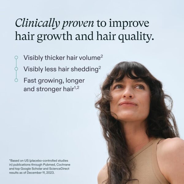 Nutrafol Women's Hair Growth Supplements, Ages 18-44, Clinically Proven for Visibly Thicker and Stronger Hair, Dermatologist Recommended - 1 Month Supply - Image 2