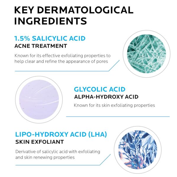 La Roche-Posay Effaclar Salicylic Acid Treatment to Minimize Pores, Clear Acne Blemishes and Post Acne Marks - Image 2