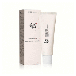 Relief Sun Organic sunscreen SPF50++++PA++++ Rice and Probiotics | Korean Skin Care Solution for All Skin Types | Nourishing Skin Protection and UV Defense