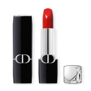 Dior Rouge Couture Colour Lipstick Red Smile Satin # 080 0.12 Ounce