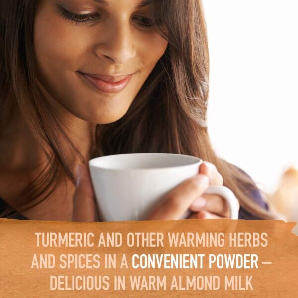 Garden of Life Organics Golden Milk Recovery & Nourishment Powder - 44mg Turmeric Curcumin (95% Curcuminoids), Ashwagandha - Organic Non-GMO Vegan & Gluten Free Herbal Supplements, 30 Servings - Image 5