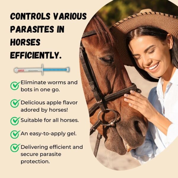 Durvet Ivermectin Paste - Horse Wormer 1 Tube 6.08 Grams (3-Pack) - Image 3